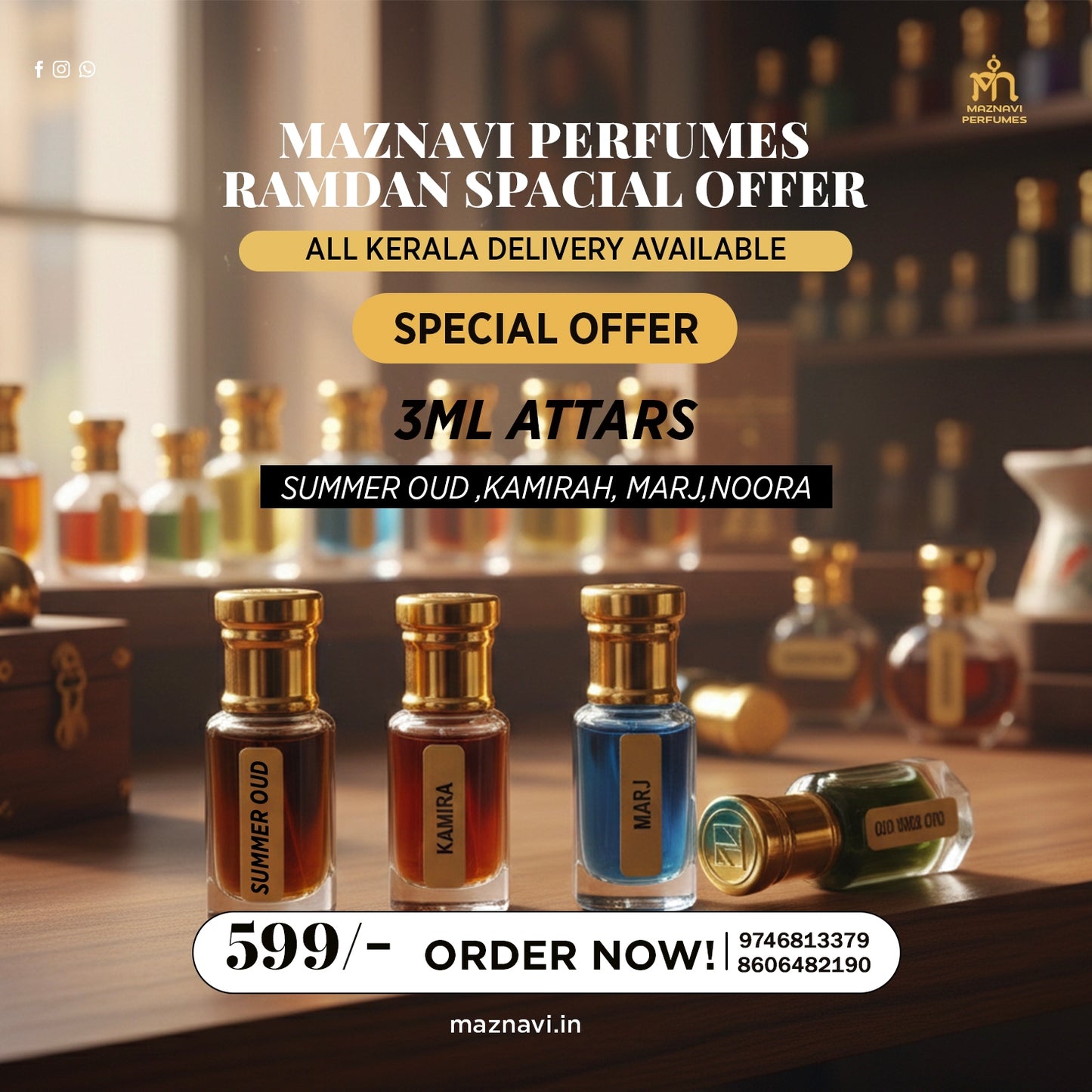 Summer oud/Marj sp/Kamirah/Noora